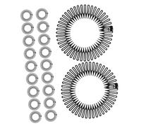 OUNONA 20 pièces Peignes Élastiques pour Cheveux Clips Flexibles Invisibles Abs pour Femmes Contrôle des Mèches Rebelles Confort Extensible Usage Quotidien et Événements