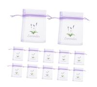 OUNONA 20 Pièces Sachet Vide pour épouser Lavande Mariages Tissu parfumé Pochette Petits sachets Sachet de Paille sachets vides sachets Lavender