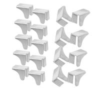 OUNONA 20pièces Chevilles Étagère Métal Supports De Rangement pour Étagères Clips Amovibles pour Bibliothèque Garage Cuisine Et Bureau