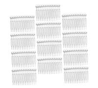 OUNONA 20Pièces Transparent Plastique Lot De Accessoires De Mariage Élégants Pour Chignons Fête