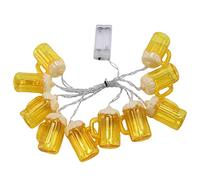 OUNONA 2M Guirlande Lumineuse à Thème LED Décoration de Fête pour Anniversaire Ambiance Extérieure et Intérieure Flexible et Accessoire de Fête