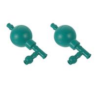 OUNONA 2pcs 3 Poire à Pipette Poire D'aspiration Poire De Pipetage Charge Quantitative Poire De Remplissage De Pipette 3 Valves Remplisseur De Pipettes De Sécurité Green Caoutchouc