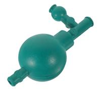 OUNONA 2pcs 3 Poire à Pipette Poire D'aspiration Poire De Pipetage Charge Quantitative Poire De Remplissage De Pipette 3 Valves Remplisseur De Pipettes De Sécurité Green Caoutchouc