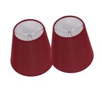 OUNONA 2pcs Abat Jour à Pince en Tissu Moderne pour Lampe de Table et Lampadaire, Forme Baril, Compatible Large, Non Décolorant, Accessoire Élégant