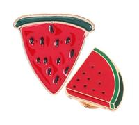 OUNONA 2pcs Broches en Alliage De Pastèque pour Femmes Adaptées À La Décoration De Vêtements Épingles À Revers D'été Et Accessoires De À