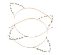 OUNONA 2pcs Cat Cat Band Band Accessoires Pour Femmes Pour Femmes Cosplay Fêtes De La Peau De La Peau Durable Et Légère Accessoire De Coiffure Mignonne Et Polyvalente