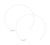 OUNONA 2pièces Bague De Serrage Acier Inoxydable Pour Joint De Porte De Lave-linge à Ouverture Frontale Anneau De Maintien Robuste Pour Joint Étanchéité Avant De Machine à Laver