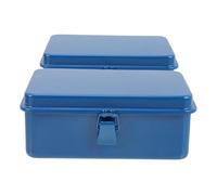 OUNONA 2pièces Boîte à Outils Métal Portable avec Poignées Verrouillables Système De Rangement pour Voiture Et Garage Étui Étanche