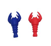 OUNONA 2pièces Bouchon Bouteille Vin Original Silicone Forme Homard Lot De Bouchons Décoratifs Réutilisables Pour Soirée Bar Restaurant Cadeau