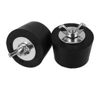 OUNONA 2pièces Bouchons Hivernage Piscine Pvc Robuste à Visser Lot Bouchons De Vidange Filetés Pour Tuyaux Accessoires Hivernage Résistants Au Gel Compatibles Avec Pompe Filtre Et Piscine