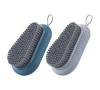 OUNONA 2pièces Brosse à Ongles Nettoyante Et Portable Lot De Brosses Pour Lavage Des Mains Et Art Du Nail Outil De Nettoyage Résistant à Usure