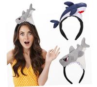 OUNONA 2pièces Décoration De Tête De Requin Bandeau Pour Garçon Fille Décoration De Cheveux De Fête Coiffe Adorable Accessoire De Déguisement