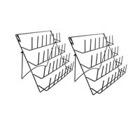 OUNONA 2pièces Égouttoir De Laboratoire Robuste Égouttoir à Vaisselle Mural Support Pour Verres à Eau Et Bouteilles Petit De Cuisine Avec Capacité