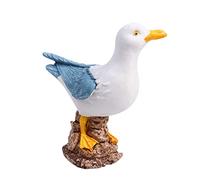 OUNONA 2pièces Figurine De Mouette Résine Décorations Oiseaux Artisanat Oiseaux pour Jardins Miniatures Et Décoration De Bureau
