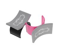 OUNONA 2pièces Table à Ongles Repose-bras Pour Nail Art Coussin De Manucure Silicone Support De Main Ongle Détachable Et Lavable Conception Incurvée Pour Poignet