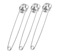 OUNONA 3 Pièces Broche Épingles de Longues Métal Couleur Ancien Accessoires DIY pour Vêtements Décoration Gothique Costume