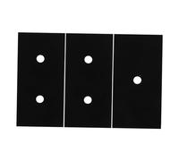 OUNONA 3 Pièces Couvre Brûleurs de Cuisinière à Lot de Protections de Plaque de Cuisson Résistants Chaleur Antidérapants pour Cuisine Protection Complète Plan de Travail