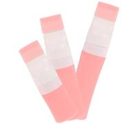 OUNONA 3 pièces Lot de Flacons Voyage Silicone Souple pour Shampooing Lotion Distributeurs Rechargeables Légers et Compacts avec Grand Embout pour Cosmétiques et Soins Personnels