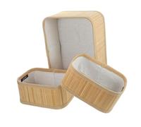 OUNONA 3 Pièces Lot De Paniers De Rangement En Matériau Tressé Pour Maison Organisateur Polyvalent De Vêtements Et Jouets