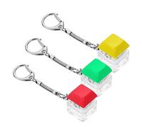OUNONA 3 Pièces Porte Clé Forme Clavier Pendentifs Stress pour Soulager Anxiété Accessoire de Mode pour Vêtements