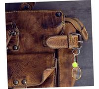 OUNONA 3 pièces Porte Clés Tennis et Portable avec Pendentifs Raquette et Balle Accessoires Créatifs pour Adultes et Garçon Fille Décoration pour Sacs et Clés