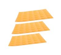 OUNONA 3 Pièces Tactile Blind Pavement Bricks PVC Nonslip Floor Tiles Weatherproof Sidewalk Covering For Safe Walking