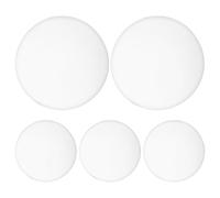 OUNONA 30 Pièces Ventilateur Pliable Blanc à Sublimation 9,8 Pouces en Polyester et Fil d'acier, Portable et Facile à Ranger pour Événements et Célébrations en Plein Air