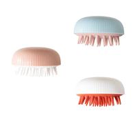 OUNONA 3pièces Brosse De Massage Pour Cheveux Et Chevelu Brosse à Shampoing Pour Douche Lot De Peignes De Lavage