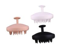 OUNONA 3pièces Brosse De Massage Pour Cheveux Et Chevelu Nettoyante Et Détendante Lot