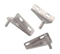 OUNONA 3pièces Charnière De Porte De Congélateur Acier Remplacement De Charnière pour Coffre De Réfrigérateur pour Portes Doubles De Réparation De Réfrigérateur