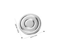 OUNONA 3pièces Palette De Fards à Paupières Boîtier Aluminium Pour Blush Doublure Pour Highlighter Accessoire Pour Eyeliner