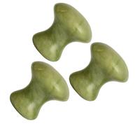 OUNONA 3pièces Pierres De Massage Gua Sha Forme De Champignon Lot Pour Visage Outil De Beauté Smooth Edges