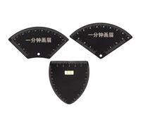 OUNONA 3pièces Pochoirs Sourcils Femmes Réutilisables Kit Mesure Forme V Éventail Semi-éventail Outil Professionnel Débutantes