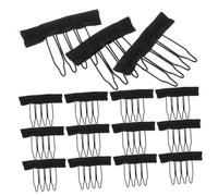 OUNONA 3sacs Accessoires Perruque Clips Peigne à Dents Avec Pointe Acier Pour Casques Perruque Clips Cheveux Adaptés Pour Fixation De Bonnets Et Postiches