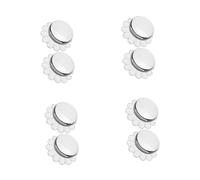 OUNONA 4 Ensembles Accessoires pour Chapeau Parapluie Tops Conseils De Réparation De Parapluie avec Housses De Rechange pour Parapluie Dessus De Parapluie Plastique 2 Pièces * 4