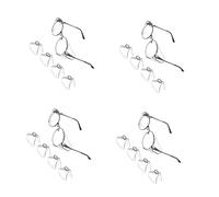 OUNONA 4 Ensembles Boucliers Latéraux Transparents Pour Lunettes De Protections Pour Montures Adaptées Aux Lunettes De Ordinaires Installation Facile 2 Paires*4
