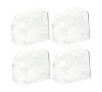 OUNONA 4 pièces Boîte de Rangement Montre Transparente Plastique Boîte Exposition Multifonction pour Montres et Bijoux Design Minimaliste et Anti-Rayures