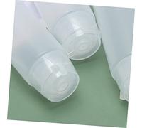 OUNONA 4 pièces Bouteilles Plastique Rechargeables Lot de Flacons Cosmétiques Étanches pour Shampooing Gel Lotion Crème pour Mains pour Voyage