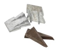 OUNONA 4 pièces Cales Installation Fer pour Marteau Forme Légères et Durables Accessoires de Renfort pour Outils de Charpentier et Constructeur