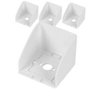 OUNONA 4 pièces Couvercle Étanche pour Prise Électrique Extérieur Boîte de Protection Résistante Aux Intempéries avec Base Amovible pour Prise de Véhicule Électrique