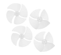 OUNONA 4 Pièces Hélice Ventilateur Moteur Plastique Résistante pour Refroidissement Four Micro-ondes Accessoires de Remplacement Facile pour Ventilateur Moteur Appareils Ménagers