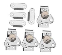 OUNONA 4 pièces Lot de Loquets Acier Inoxydable Fermeture à Bascule Robuste pour Boîtes et Caisse Installation Surface Facile et