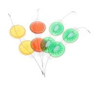 OUNONA 4 pièces Masques pour Yeux Gel Réutilisables Masque Oculaire PVC pour Garçon Fille Froid et Chaud Fatigue Confortable et Série Fruits Mixte