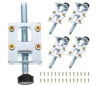 OUNONA 4 pièces Meubles Réglables Nivellement Robuste avec Vis et Écrous de Table et Chaise pour Meubles Armoires Tables et Établis Protection Antidérapante et Ajustement Précis