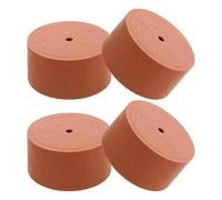 OUNONA 4 Pièces Mini Christmas Tree Base Replacement Simulation Wood Stump Stand Stable Plastic Holder for Artificial Trees Compact and Reusable for Holiday Decorations