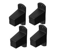 OUNONA 4 Pièces Pieds Accessoires de Support de Valise Les Bagages se dressent Les Pieds Pièces de Remplacement des Bagages remplacements de Support en Plastique Black