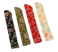 OUNONA 4 Pièces Pochette de Rangement pour Éventails Pliants Vintage de Transport Élégant pour Éventail à Main Accessoires Durables