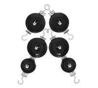 OUNONA 4 Pièces Poulies pour Éducation Système de Poulies et Doubles pour Expériences Physique Outils Enseignement Mécanique Matériel Didactique pour Compréhension des Effets Mécaniques