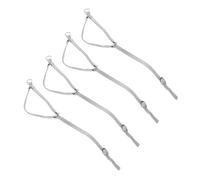 OUNONA 4 Pièces Sangles de Chaussures pour Talons PU Réglables Chute Confortables pour Femmes Accessoires Détachables pour et Événements Spéciaux
