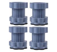 OUNONA 4 pièces Tampons Anti-vibration pour Machine à Laver Patins Antidérapants Réglables pour Lave-linge à Tambour Amortisseurs de Chocs et Du Bruit Support Stable